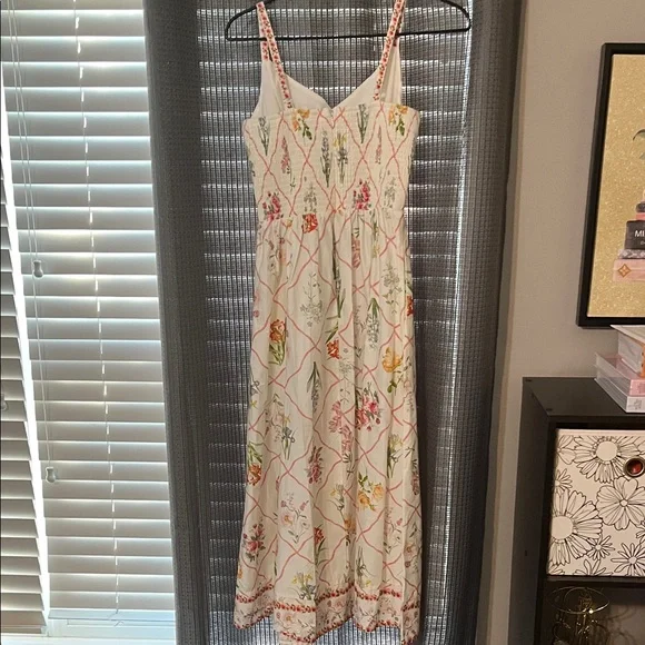 Josie Floral Midi Dress Size S - Picture 3 of 6